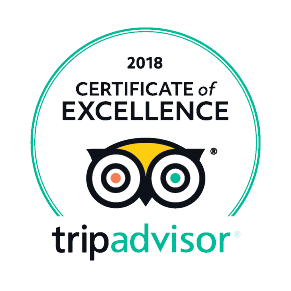 2018 Certificate of Excellence - Trip Advisor
